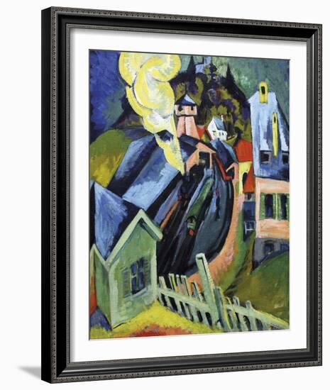 Königstein Station-Ernst Ludwig Kirchner-Framed Giclee Print