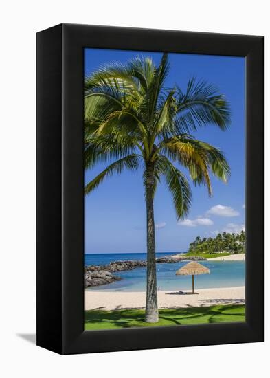 Ko Olina Beach, West Coast, Oahu, Hawaii, United States of America, Pacific-Michael DeFreitas-Framed Premier Image Canvas