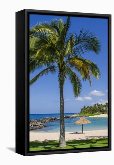 Ko Olina Beach, West Coast, Oahu, Hawaii, United States of America, Pacific-Michael DeFreitas-Framed Premier Image Canvas