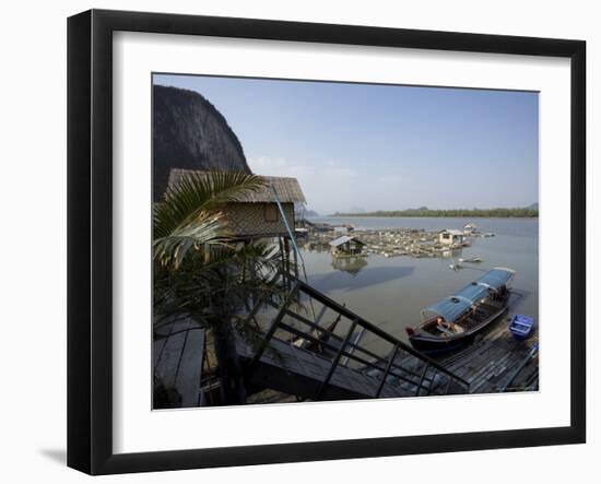 Ko Panyi, Muslim Fishing Village, Phang Nga, Thailand, Southeast Asia-Joern Simensen-Framed Photographic Print