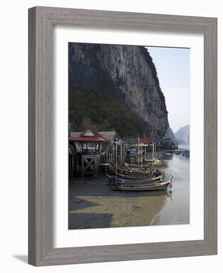 Ko Panyi, Muslim Fishing Village, Phang Nga, Thailand, Southeast Asia-Joern Simensen-Framed Photographic Print