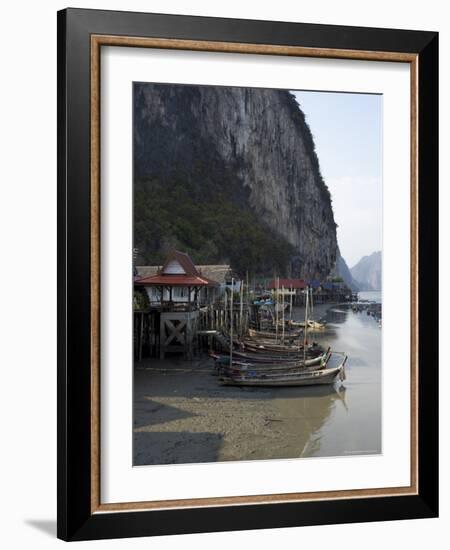 Ko Panyi, Muslim Fishing Village, Phang Nga, Thailand, Southeast Asia-Joern Simensen-Framed Photographic Print