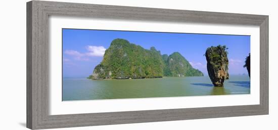 Ko Tapu (Clou Island or James Bond's Island) Ao Phangnga, Phuket Province, Thailand-Bruno Morandi-Framed Photographic Print