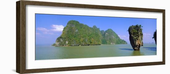 Ko Tapu (Clou Island or James Bond's Island) Ao Phangnga, Phuket Province, Thailand-Bruno Morandi-Framed Photographic Print