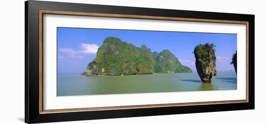 Ko Tapu (Clou Island or James Bond's Island) Ao Phangnga, Phuket Province, Thailand-Bruno Morandi-Framed Photographic Print