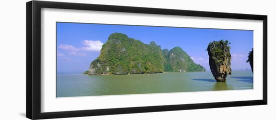 Ko Tapu (Clou Island or James Bond's Island) Ao Phangnga, Phuket Province, Thailand-Bruno Morandi-Framed Photographic Print