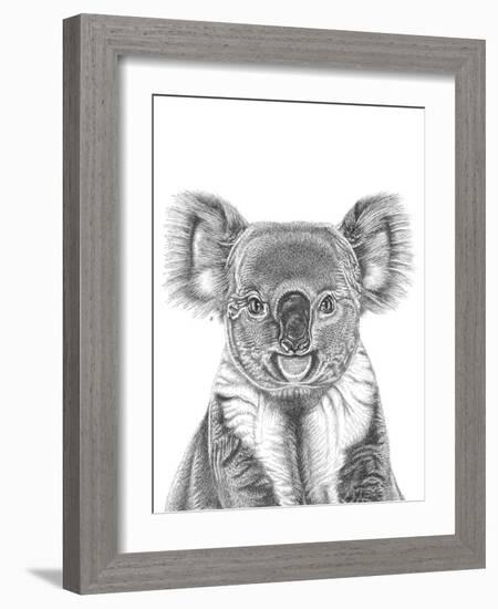 Koala Portrait-Lucy Francis-Framed Giclee Print