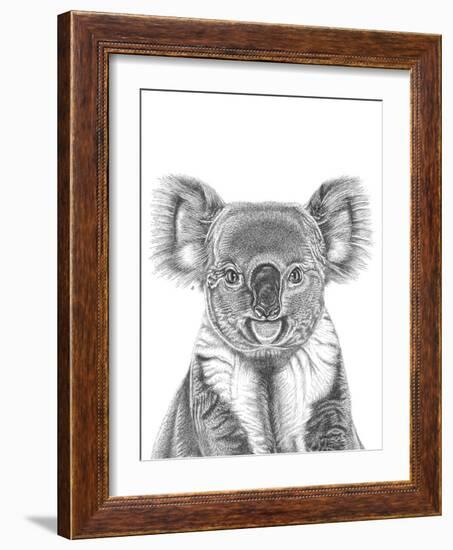 Koala Portrait-Lucy Francis-Framed Giclee Print