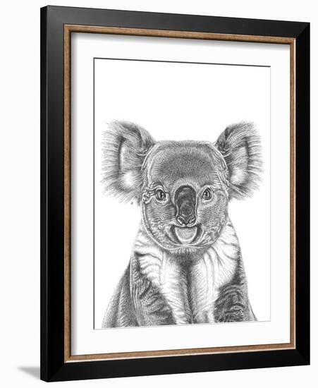 Koala Portrait-Lucy Francis-Framed Giclee Print