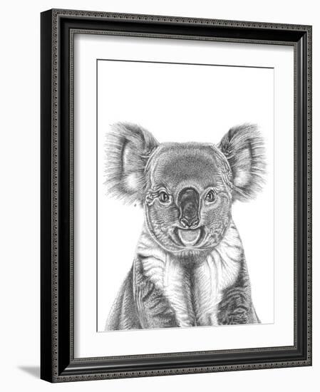 Koala Portrait-Lucy Francis-Framed Giclee Print