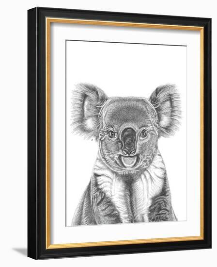 Koala Portrait-Lucy Francis-Framed Giclee Print