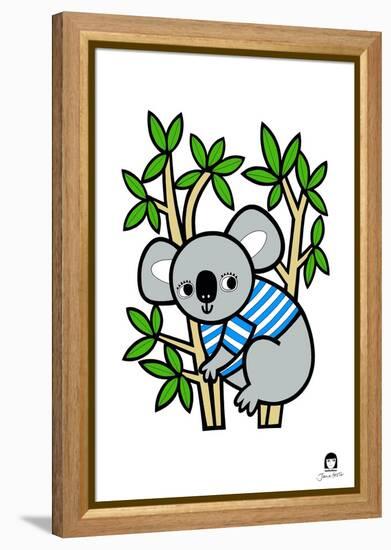 Koala-Jane Foster-Framed Stretched Canvas