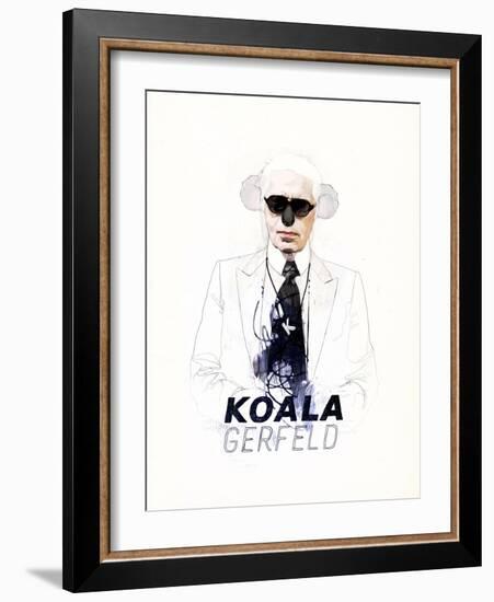 Koalagerfeld-Mydeadpony-Framed Art Print