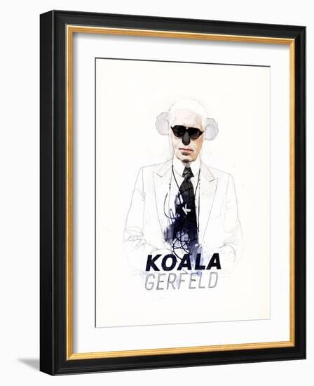 Koalagerfeld-Mydeadpony-Framed Art Print