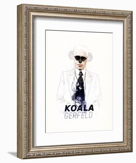 Koalagerfeld-Mydeadpony-Framed Premium Giclee Print