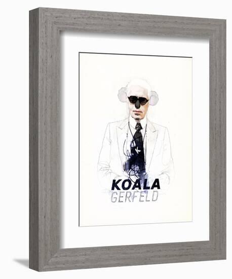 Koalagerfeld-Mydeadpony-Framed Premium Giclee Print