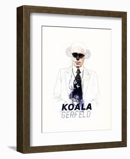 Koalagerfeld-Mydeadpony-Framed Premium Giclee Print
