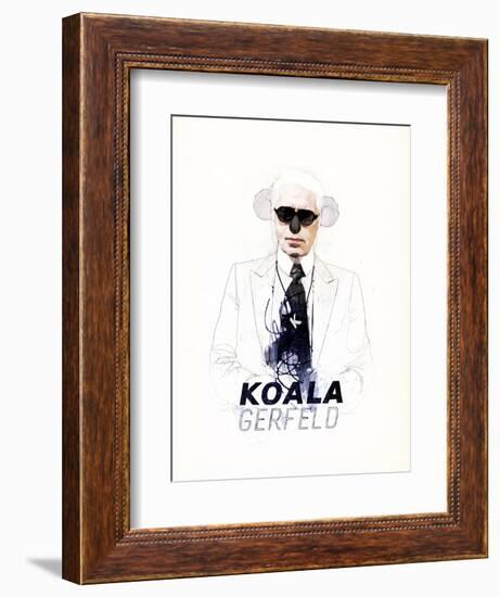 Koalagerfeld-Mydeadpony-Framed Premium Giclee Print