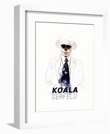 Koalagerfeld-Mydeadpony-Framed Premium Giclee Print