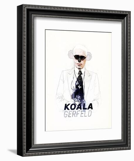 Koalagerfeld-Mydeadpony-Framed Premium Giclee Print