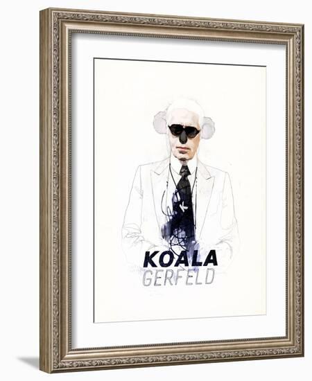 Koalagerfeld-Mydeadpony-Framed Art Print