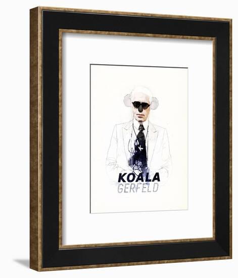 Koalagerfeld-Mydeadpony-Framed Art Print