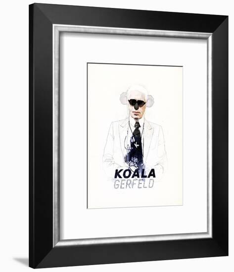 Koalagerfeld-Mydeadpony-Framed Art Print