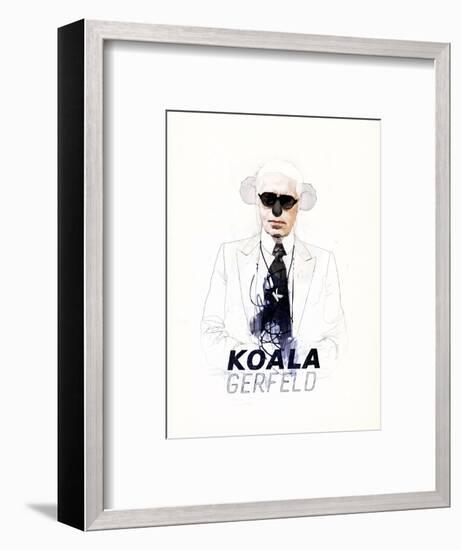 Koalagerfeld-Mydeadpony-Framed Art Print