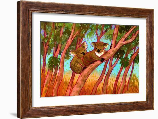 Koalas-John Newcomb-Framed Giclee Print