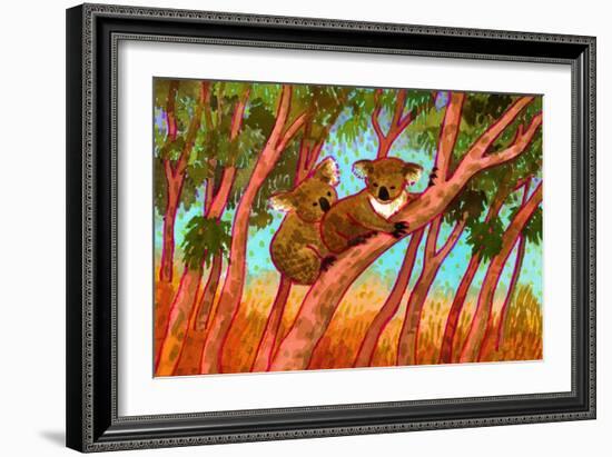 Koalas-John Newcomb-Framed Giclee Print
