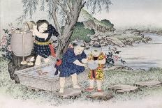 Goldfish from the Series 'Children's Games', 1888-Kobayashi Eitaku-Framed Giclee Print
