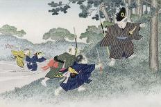 Playing at Warriors from the Series 'Children's Games', 1888-Kobayashi Eitaku-Giclee Print
