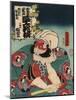 Kobayashi in the Role of Asahina-Toyokuni Utagawa-Mounted Art Print