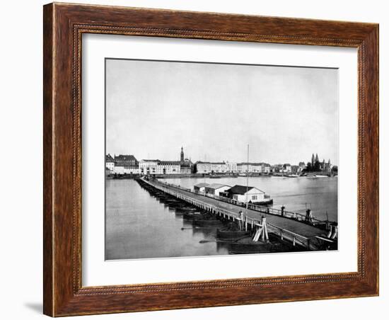 Koblenz on the Rhine, Germany, 1893-John L Stoddard-Framed Giclee Print