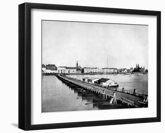 Koblenz on the Rhine, Germany, 1893-John L Stoddard-Framed Giclee Print