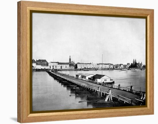 Koblenz on the Rhine, Germany, 1893-John L Stoddard-Framed Premier Image Canvas