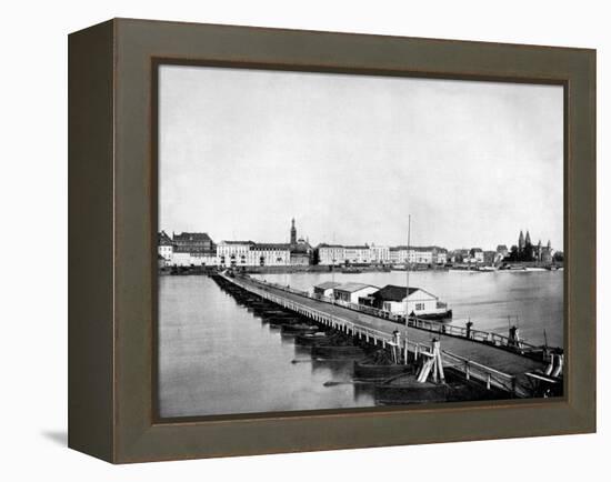 Koblenz on the Rhine, Germany, 1893-John L Stoddard-Framed Premier Image Canvas