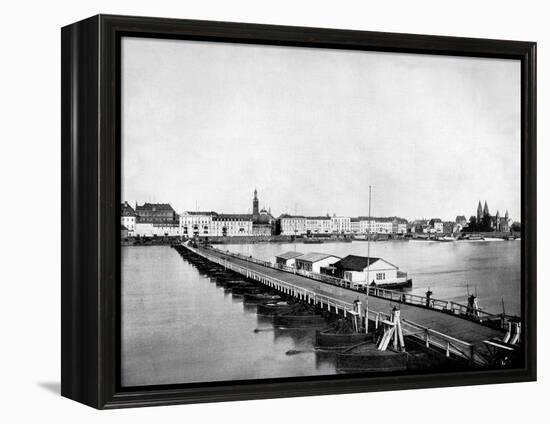 Koblenz on the Rhine, Germany, 1893-John L Stoddard-Framed Premier Image Canvas