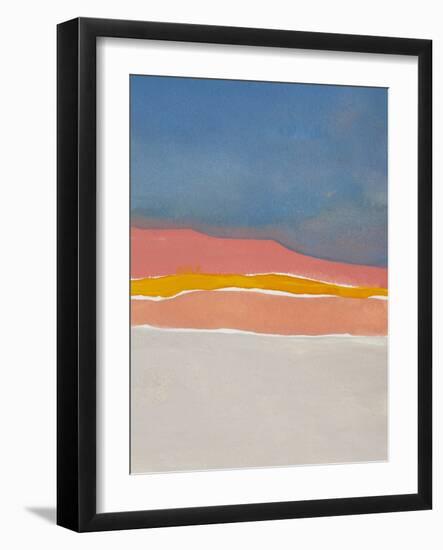 Kodachrome Horizon Diptych II-Rob Delamater-Framed Art Print