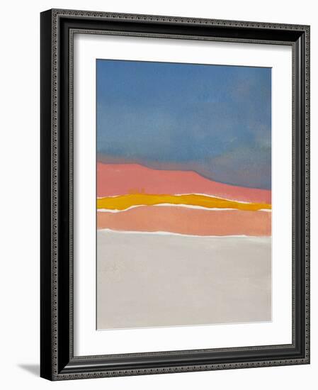 Kodachrome Horizon Diptych II-Rob Delamater-Framed Art Print