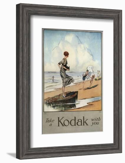 Kodak-Claude A Shepperson-Framed Photographic Print