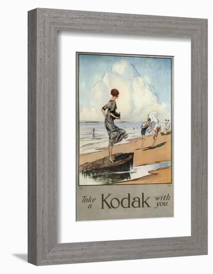 Kodak-Claude A Shepperson-Framed Photographic Print