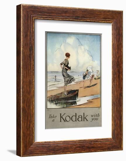 Kodak-Claude A Shepperson-Framed Photographic Print