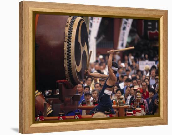 Kodo Drummers, Tokyo, Japan-Demetrio Carrasco-Framed Premier Image Canvas