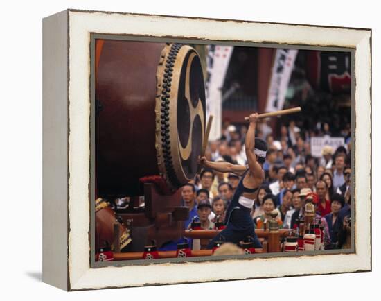 Kodo Drummers, Tokyo, Japan-Demetrio Carrasco-Framed Premier Image Canvas