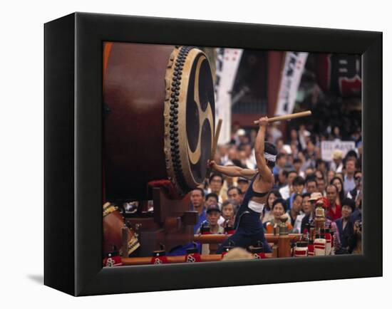 Kodo Drummers, Tokyo, Japan-Demetrio Carrasco-Framed Premier Image Canvas