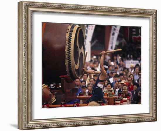 Kodo Drummers, Tokyo, Japan-Demetrio Carrasco-Framed Photographic Print