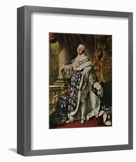 'König Ludwig XIV, von Frankreich 1638-1715', 1934-Unknown-Framed Giclee Print