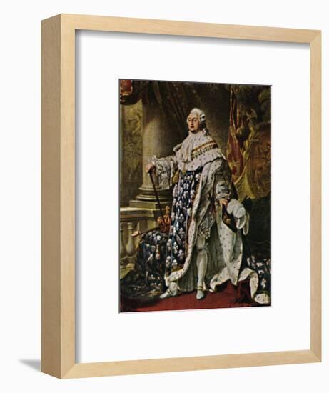 'König Ludwig XIV, von Frankreich 1638-1715', 1934-Unknown-Framed Giclee Print