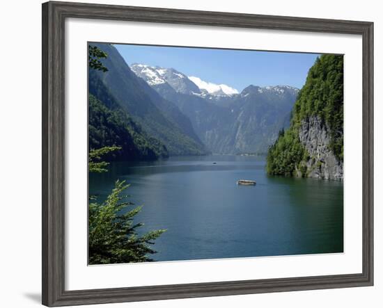 Koenigssee, Berchtesgadener Lsand, Bavaria, Germany, Europe-Hans Peter Merten-Framed Photographic Print